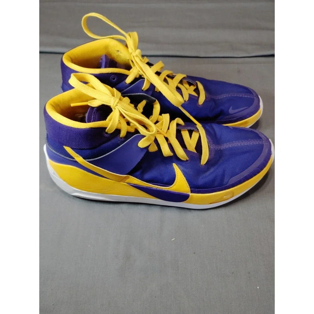 Nike KD13 PURPLE YELLOW Basketball Shoes Men 11.5 Kevin Durant Collector Sneaker